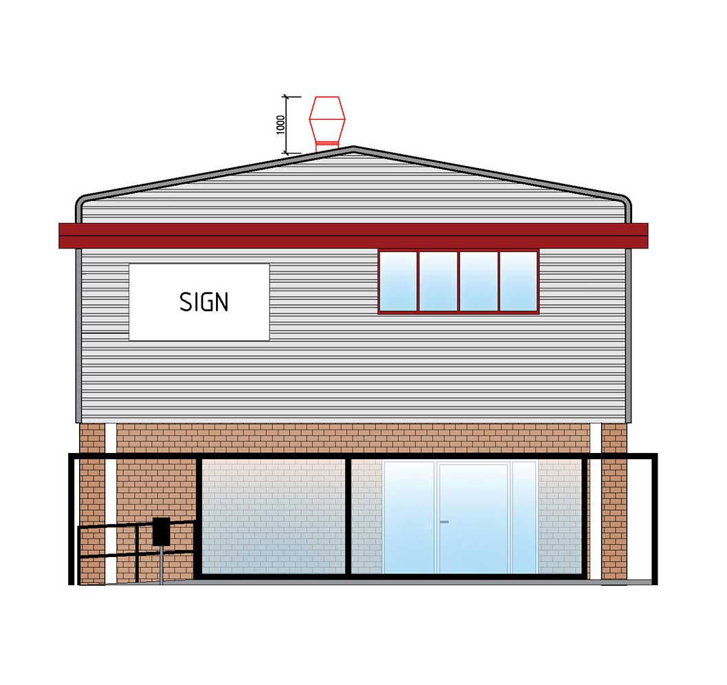 Norris House Hadleigh Road Ipswich Suffolk Planning Application for Extraction System Main Drawing