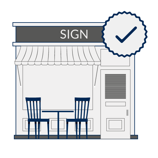 Tables and Chairs & Pavement Licence icon