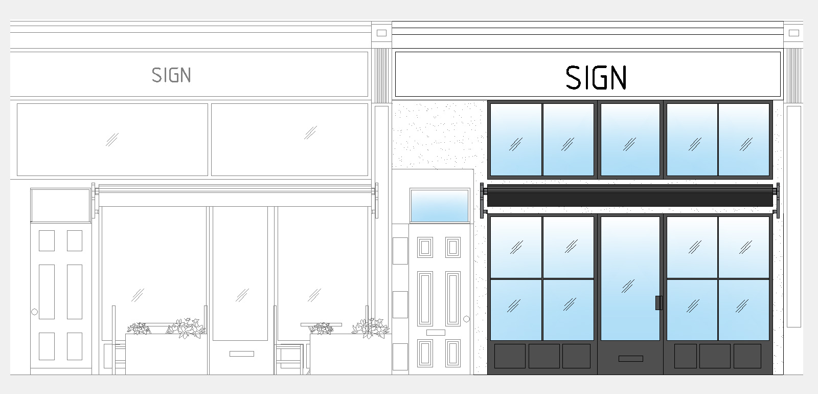 Shopfront Planning Application Project in London, UK